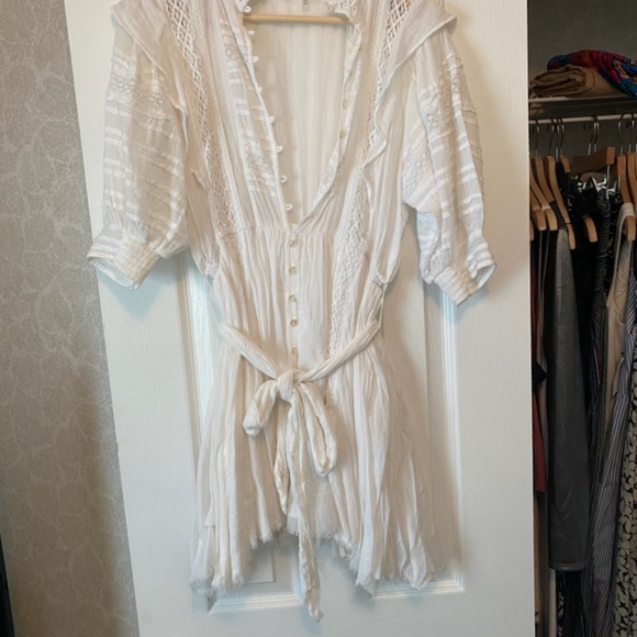 Free people dress white mini dress - Picture 5 of 6